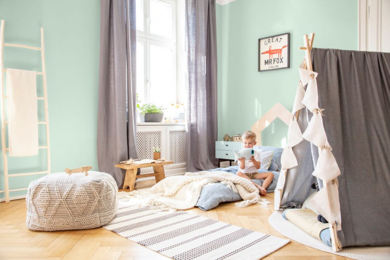 Kinderzimmer in Novembernebel