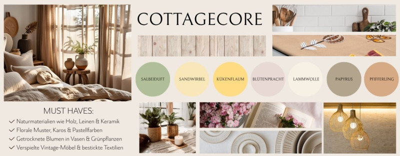 Cottagecore: Moderner Landhausstil