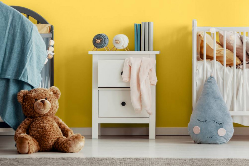 Kinderzimmer in Goldregen