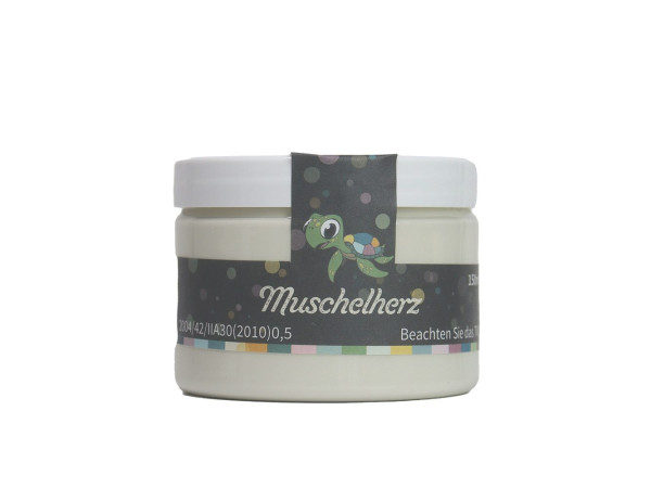 Muschelherz Musterdose