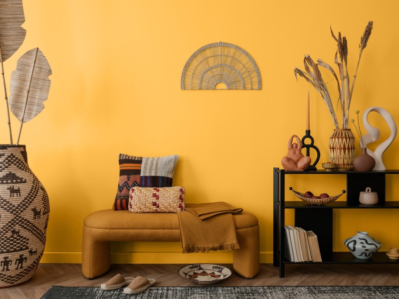 Ethno Style wohnen – Eingangsbereich Deko