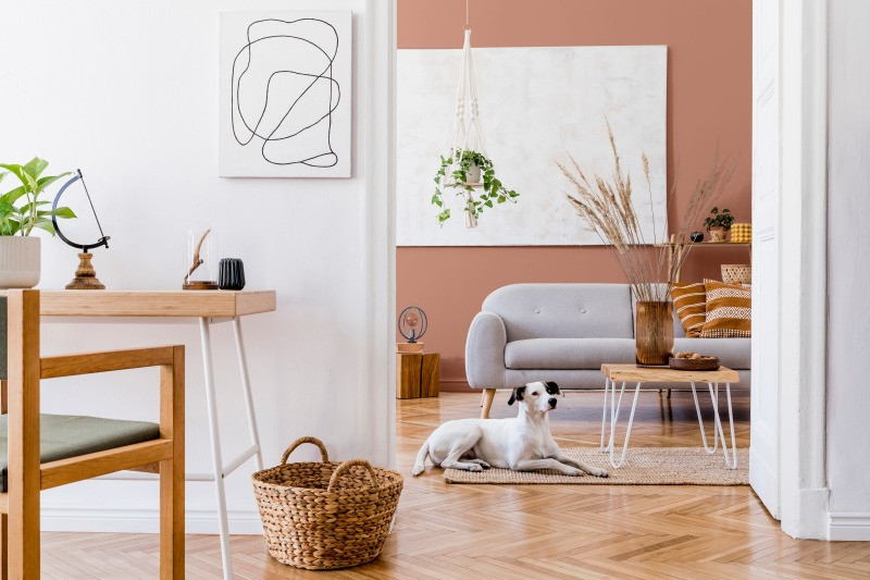 Boho Style Einrichtung – Blick in eine Wohnung im Boho-Style.